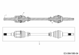 Ersatzteile Massey Ferguson Utility Vehicle MF 20 MD Typ: 37AK468D695R  (2016) Achsen hinten