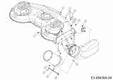 Ersatzteile Zubehör Zero Turn Grasfangeinrichtung für RZT 50 mit Mähwerk P (50/127cm) Typ: 19B70004100  (2013) Befestigung Auswurfschacht
