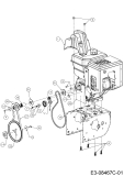 Cub Cadet Ersatzteile Schneefräsen 730 HD TDE 31AY7EKZ603  (2019) Fahrantrieb, Fräsantrieb