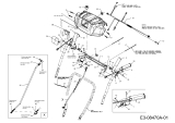 Cub Cadet Ersatzteile Schneefräsen 528 HD SWE 31AY55KY603  (2014) Armaturenbrett, Schalthebel
