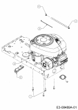 Ersatzteile MTD Rasentraktor 15.5/42 Typ: 13AM775S308  (2016) Motorzubehör 