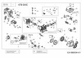 Ersatzteile MTD-Motoren Horizontal 478-SHC Typ: 752Z478-SHC  (2015) Motor