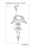 Ersatzteile MTD-Motoren Vertikal 1P61FHC Typ: 752Z1P61FHC  (2014) Reversierstarter