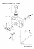 Ersatzteile MTD-Motoren Vertikal 1P61FHC Typ: 752Z1P61FHC  (2013) Tank