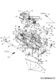 Cub Cadet Ersatzteile Gartentraktoren GTX 1054 14AZ94AK330  (2013) Mähwerk K (54/137cm)