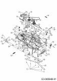 Ersatzteile Massey Ferguson Gartentraktoren MF 54-25 SD Typ: 14BQ94GK395  (2015) Mähwerk K (54/137cm)