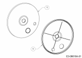 Ersatzteile Black-Line Motormäher mit Antrieb BL 4553 IS Typ: 12A-PF6J683  (2016) Radabdeckungen