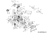 Cub Cadet Ersatzteile Zero Turn Z-Force S 54 17AI5GHC010  (2014) Mähwerk K (54/137cm)