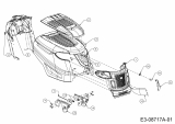 Ersatzteile Troy-Bilt Rasentraktoren TB 46 Automatic Typ: 13AL78KT309  (2015) Motorhaube K-Style