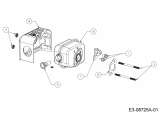 Ersatzteile MTD-Motoren Vertikal 5X65MU Typ: 752Z5X65MU  (2018) Auspuff