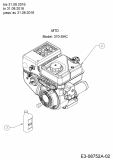 Cub Cadet Ersatzteile Schneefräsen 524 SWE 31AW53LR603  (2017) Motor MTD bis 31.08.2016