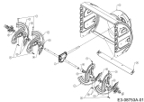 Cub Cadet Ersatzteile Schneefräsen 524 SWE 31AW53LR603  (2015) Fräsgehäuse, Schnecke, Schneckengetriebe