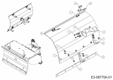 Ersatzteile Zubehör Kehrmaschinen Räumschild Räumschild 70 cm Typ: 196-068-000  (2014) Grundgerät
