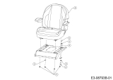 Cub Cadet Ersatzteile Zero Turn XZ5 L107 17BAEACS603 (2022) Sitz