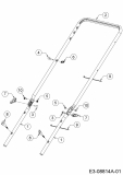 Ersatzteile MTD Benzin Rasenmäher ohne Antrieb Y 700 PM Typ: 11A-B04T360  (2015) Holm 