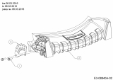 Ersatzteile Troy-Bilt Motormäher TB 130 Typ: 11A-B2AQ311  (2016) Abdeckung Vorderachse bis 06.03.2016