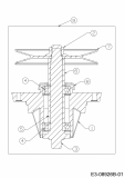 Cub Cadet Ersatzteile Gartentraktoren XT3 QS137 14AFA5CA603 (2021) Messerspindel 618-06978