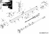 Ersatzteile MTD Motorsense Smart BC 26 Typ: 41ATG0G-678  (2016) Grundgerät 