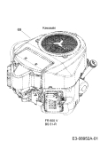 Cub Cadet Ersatzteile Zero Turn XZ2 107 17CICBDS603 (2019) Motor