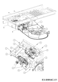 Cub Cadet Ersatzteile Zero Turn XZ2  107I 17AWCBYS603  (2018) Mähwerksabdeckung