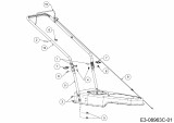 Ersatzteile MTD Benzin Faden Rasenmäher WST 5522 Typ: 25C-262E678  (2021) Holm 