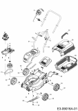 Ersatzteile Basic Elektromäher Basic EM 1032 Typ: 18AKCAD-601  (2017) Grundgerät