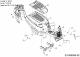 Ersatzteile MTD Rasentraktor Optima LG 165 H Typ: 13IN79KG678  (2017) Motorhaube K-Style bis 06.11.2016 