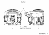 Cub Cadet Ersatzteile Rasentraktoren CC 1024 KHN 13HQ91AN603  (2016) Motor Kohler