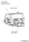 Cub Cadet Ersatzteile Rasentraktoren CC 1019 HN 13HJ91AN603  (2015) Motor Briggs & Stratton ab 16.12.2014