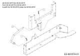 Cub Cadet Ersatzteile Gartentraktoren CC 1224 KHP 14HQ94AP603  (2015) Mähwerksstabilisator ab 02.02.2015 bis 04.02.2015