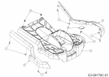 Ersatzteile WOLF-Garten Rasentraktor Scooter Pro Typ: 13B226HD650  (2019) Trittbrett 