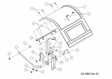 Ersatzteile Troy-Bilt Motorhacken Super Bronco 16 Typ: 21D-65M8766  (2018) Schutzschild