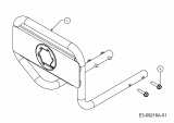 Ersatzteile Troy-Bilt Motorhacken Super Bronco 16 Typ: 21D-65M8766  (2014) Stoßstange