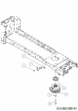 Cub Cadet Ersatzteile Rasentraktoren XT2 PS117I 13CZA1CN603  (2019) Elektromagnetkupplung, Motorkeilriemenscheibe