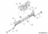Ersatzteile WOLF-Garten Rasentraktor 106.185 H Typ: 13ALA1VR650  (2020) Vorderachse 