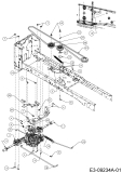 Cub Cadet Ersatzteile Rasentraktoren LX 54 13A7A4CA330  (2015) Fahrantrieb