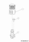 Cub Cadet Ersatzteile Rasentraktoren LX 50 13AQA1CQ330  (2018) Waschdüse