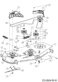 Cub Cadet Ersatzteile Rasentraktoren LX 54 13B7A4CA330  (2017) Mähwerk A (54/137cm)