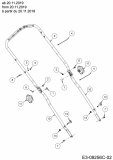 Ersatzteile MTD Benzin Rasenmäher mit Antrieb SP 53 HWBS Typ: 12B-PF7B600 (2020) Holm ab 20.11.2019 