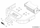 Ersatzteile Zubehör Zero Turn Anhängekupplung für XZ 2-50 Typ: 19A70025100  (2018) Grundgerät