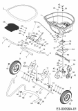 Ersatzteile Zubehör handgeführte Geräte Streuer 45-0502  (196-063-000) Typ: 196-063-000  (2015) Grundgerät