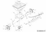 Ersatzteile Zubehör handgeführte Geräte Streuer 45-0388  (196-055-000) Typ: 196-055-000  (2007) Grundgerät