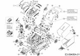 Ersatzteile WOLF-Garten Akku Rasenmäher ohne Antrieb 72V Li-Ion Power 37 Typ: 18AKHJ23650 (2016) Grundgerät 