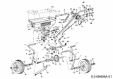 Ersatzteile Zubehör handgeführte Geräte Streuer 45-0214  (190-524-000) Typ: 190-524-000  (2000) Grundgerät