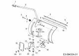 Ersatzteile Zubehör Balkenmäher Räumschild für BM 87-35 Typ: 196A758-678  (2015) Grundgerät