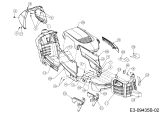 Cub Cadet Ersatzteile Rasentraktoren LT1 OS107T 13I876DG603  (2017) Motorhaube D-Style