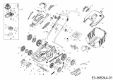 Ersatzteile MTD Elektro Rasenmäher ohne Antrieb OPTIMA 38 E Typ: 18AKIJH-600  (2021) Grundgerät 