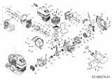 Ersatzteile MTD Motorsense Smart BC 26 D Typ: 41ATG1G-678 (2016) Motor 