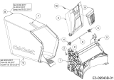 Cub Cadet Ersatzteile Motormäher LM1 CPB46 11A-TQ5C603  (2017) Grasfangsack, Heckklappe, Leitstück hinten
