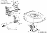Ersatzteile MTD Benzin Rasenmäher mit Antrieb Smart 53 SPOHW Typ: 12A-PBJ6600 (2019) Getriebe, Keilriemen ab 01.02.2019 